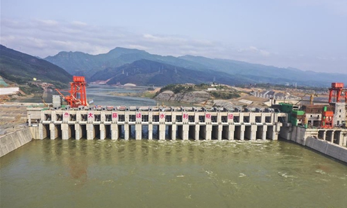 Dateng Gorge hydro dam starts storing water - Global Times