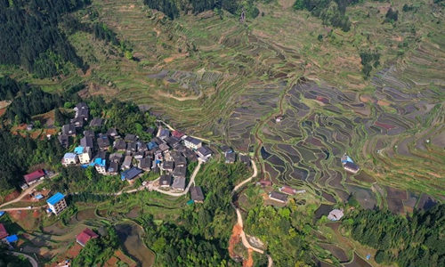 In pics: terraced fields in Guangxi - Global Times