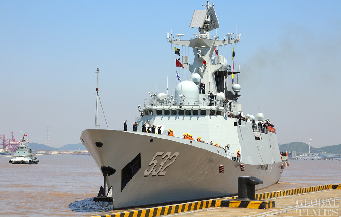 Chinese navy ships head for escort missions in Gulf of Aden - Global Times