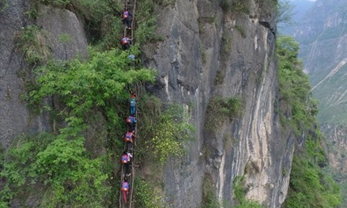 Clifftop villagers resettled in town as part of China's poverty ...