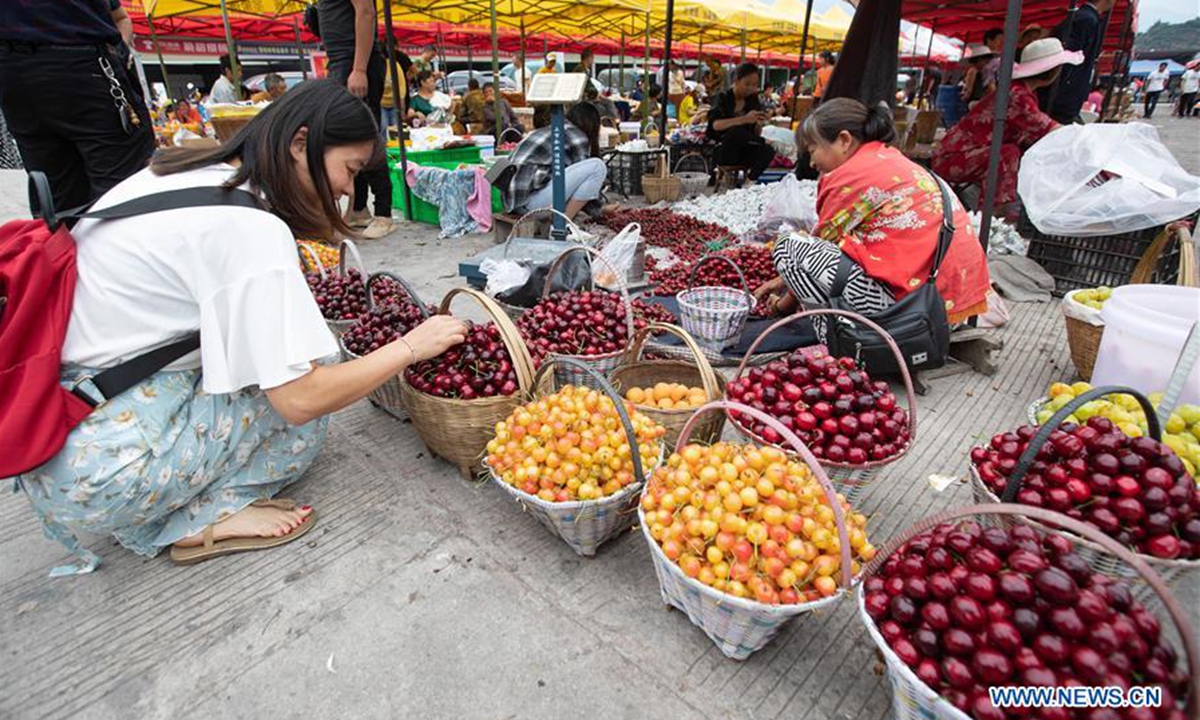 Cherry industry boosts local economy in Hanyuan, Sichuan - Global Times