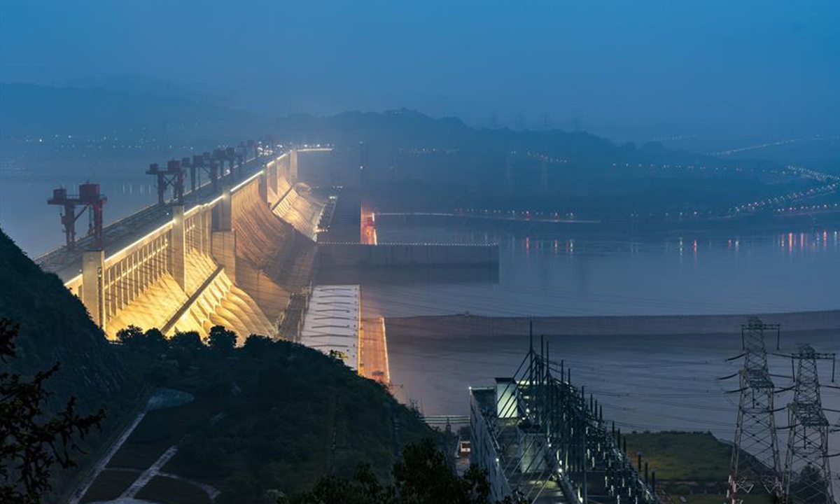 Three gorges dam collapse simulation