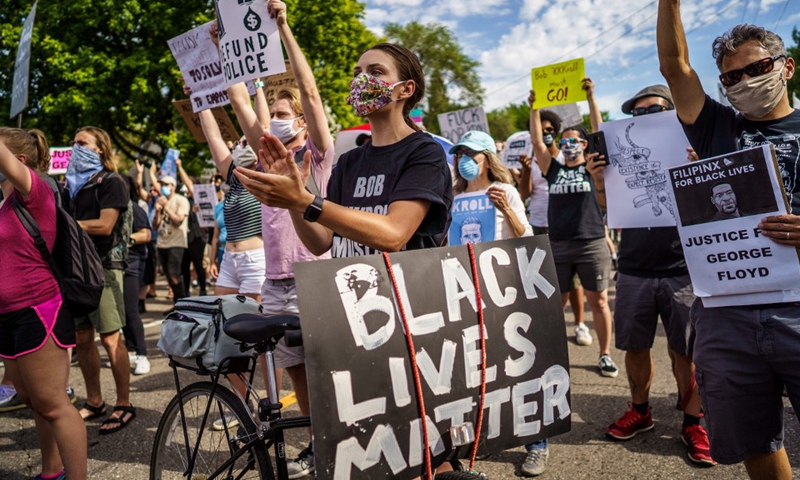 US protest Photo:AFP