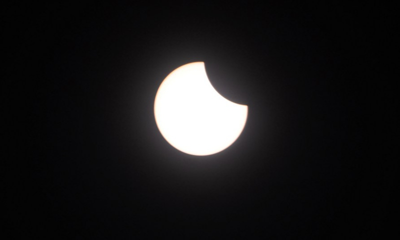 Partial solar eclipse seen in Pakistan - Global Times