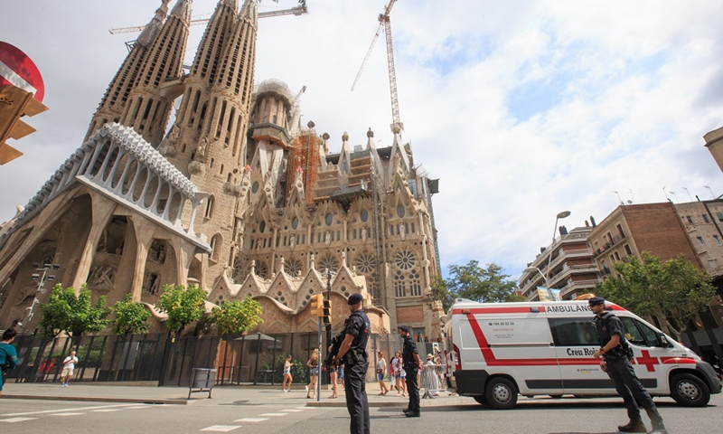 Spain S Iconic Sagrada Familia Basilica Reopens Global Times