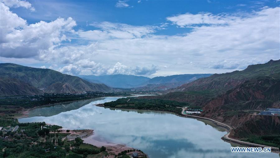 Landscape along Yellow River in Haidong, Qinghai - Global Times