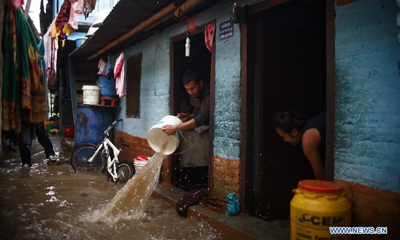 Peoples Life Affected By Flood In Kathmandu Nepal Global Times 2817