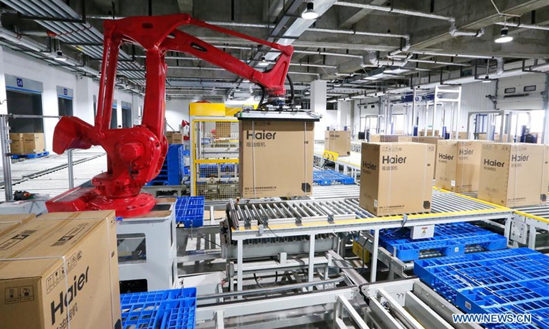 Intelligent warehouse put into service in Shandong - Global Times