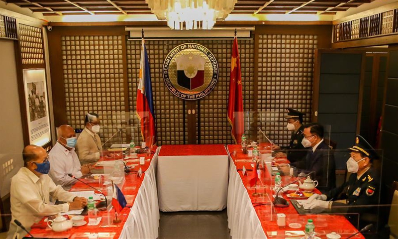 Chinese Defense Minister Holds Talks With Philippine Defense Secretary In Manila Global Times