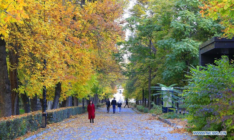 Autumn scenery in Bishkek, Kyrgyzstan - Global Times