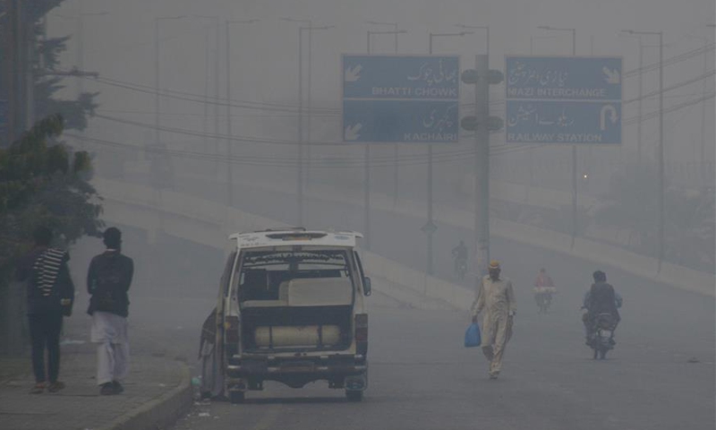 Heavy Smog Shrouds Lahore, Pakistan - Global Times