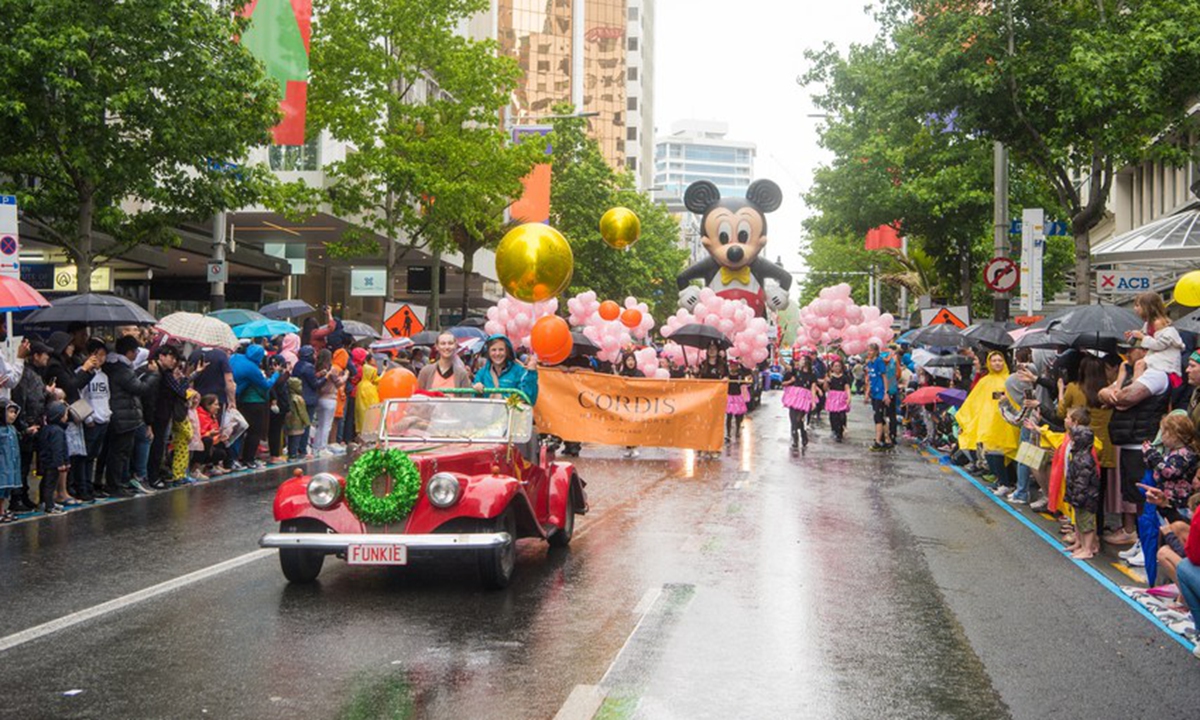 Annual Santa Parade held in Auckland, New Zealand Global Times