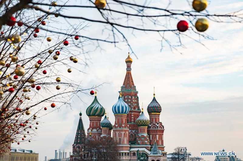 New Year Decorations Adorn Moscow Streets - Global Times