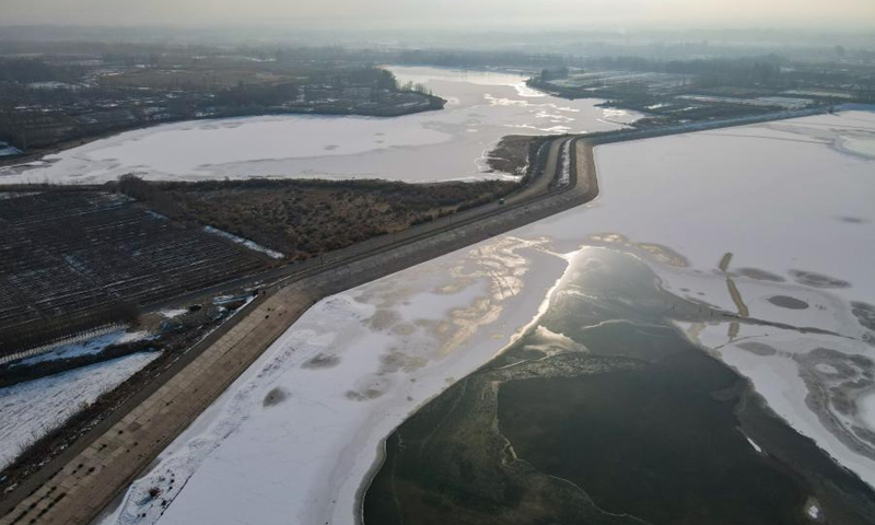 Winter view of Yarkant River in Xinjiang - Global Times