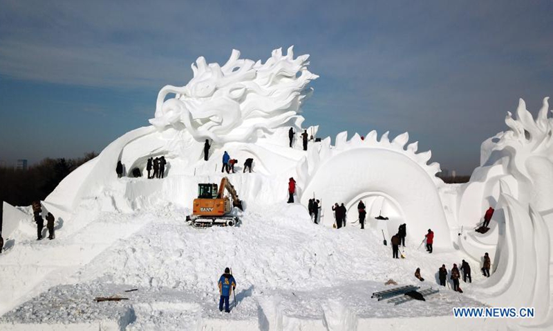 In pics: 33rd Harbin Sun Island Int'l Snow Sculpture Art Exposition ...