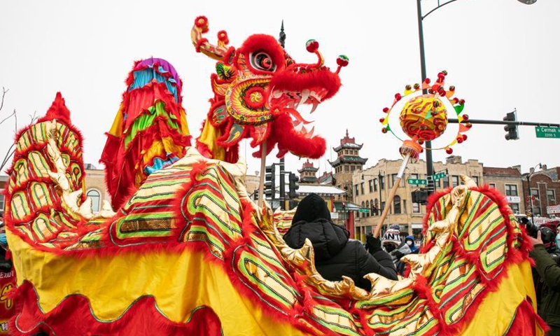 Chicago's Chinatown celebrates Chinese New Year - Global Times