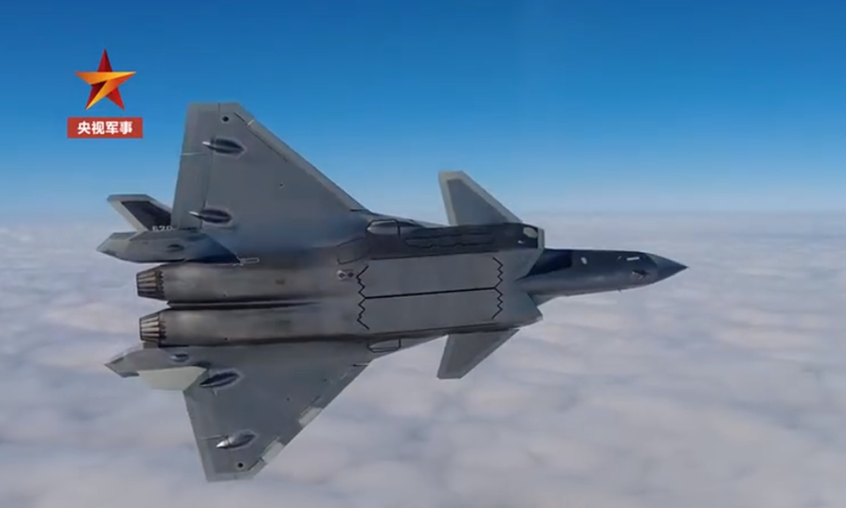China S J Stealth Fighter Jet Flies Without Luneburg Lens Shows Combat Readiness Global Times