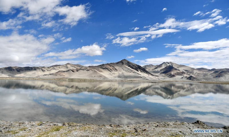 Photo taken on May 13, 2021 shows the scenery of a wetland in Dinggye County, southwest China's Tibet Autonomous Region. (Photo: Xinhua)