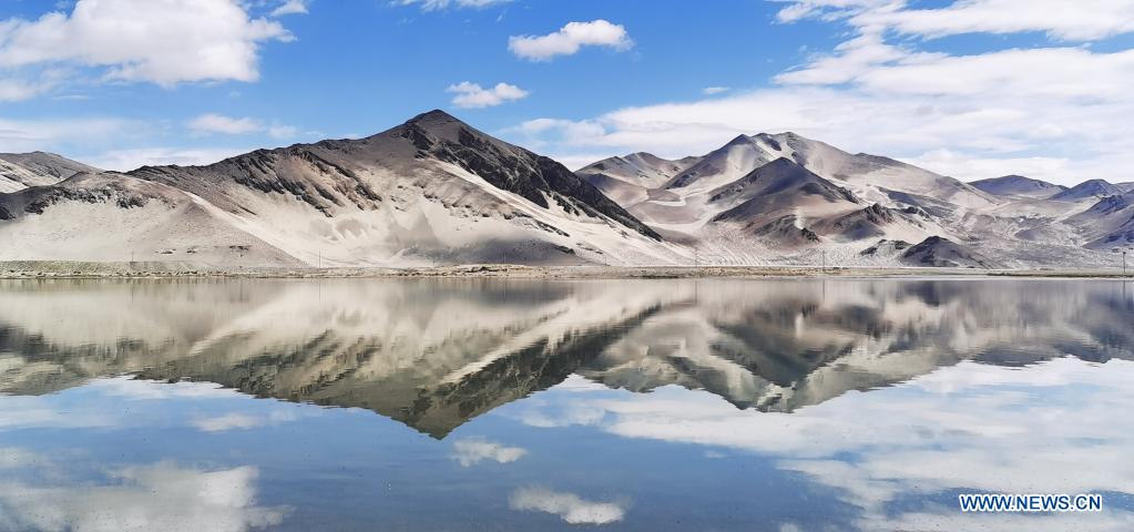 Cellphone photo taken on May 13, 2021 shows the scenery of a wetland in Dinggye County, southwest China's Tibet Autonomous Region. (Photo: Xinhua)