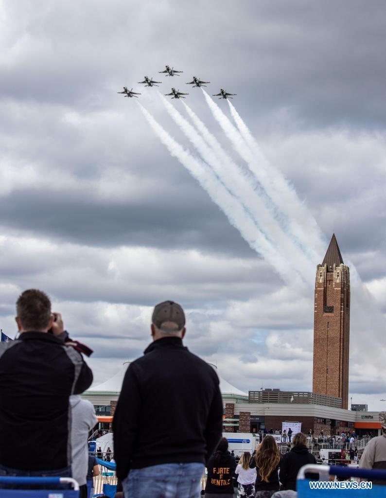 Bethpage Air Show held on Long Island of New York Global Times