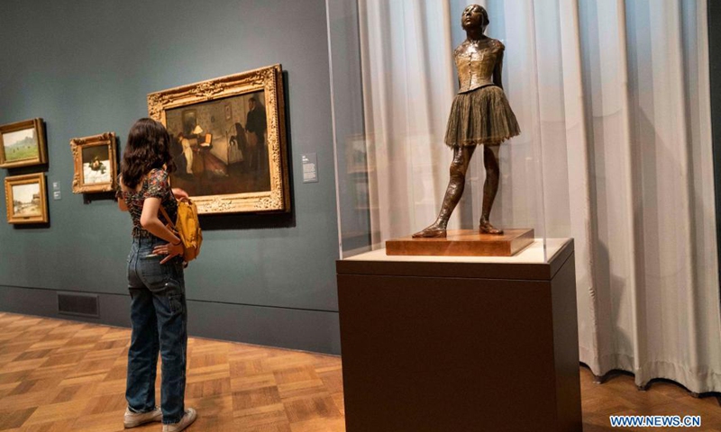 People visit the Philadelphia Museum of Art in Philadelphia, Pennsylvania, the United States, on May 31, 2021. The museum has opened to public after four years of construction and renovation.Photo: Xinhua

