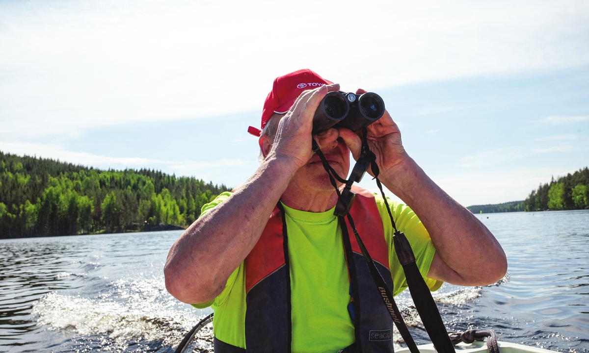 Retired forest ranger Risto Eronen Photo: AFP