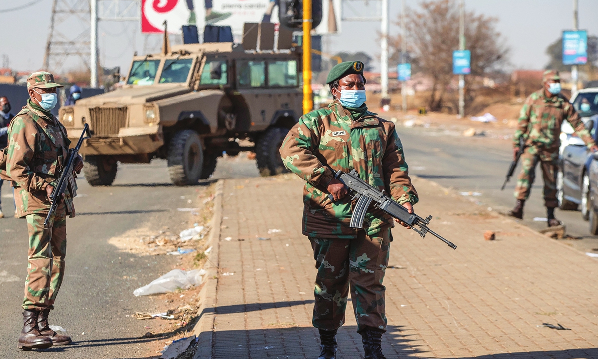 South Africa violence - Global Times