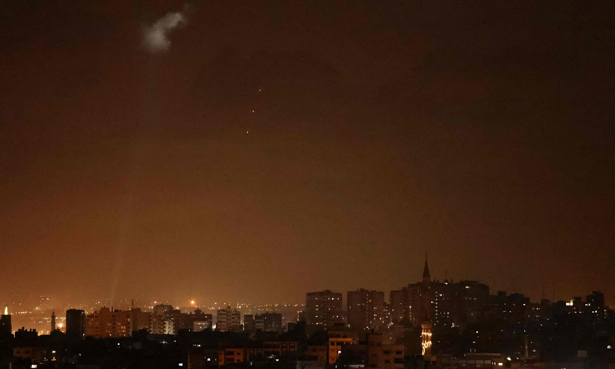 Israel attacks in Gaza after incendiary balloon fire - Global Times