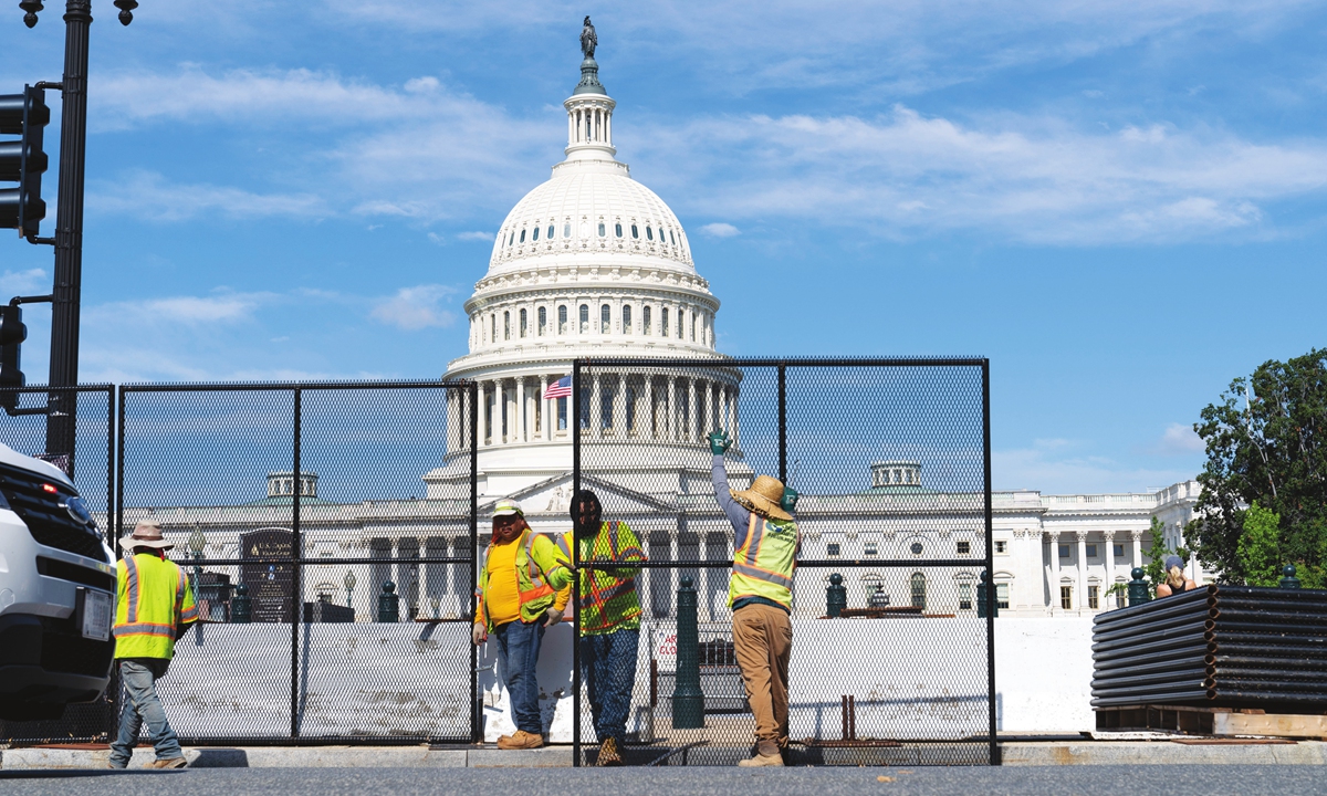 the us capitol building, six months after it was erected