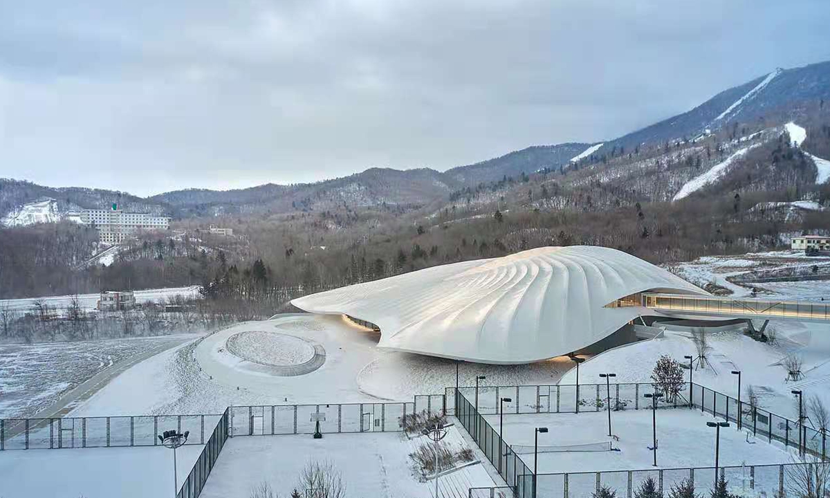 Yabuli Entrepreneurs' Congress Center from MAD Architects Photo: Sina Weibo 