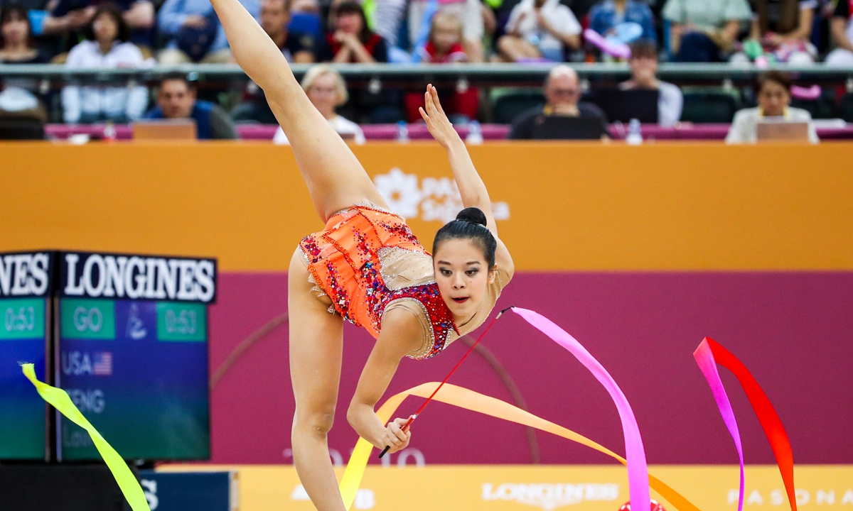 Zeng wins U.S. hoop, ball titles at 2016 USA Gymnastics Championships • USA  Gymnastics