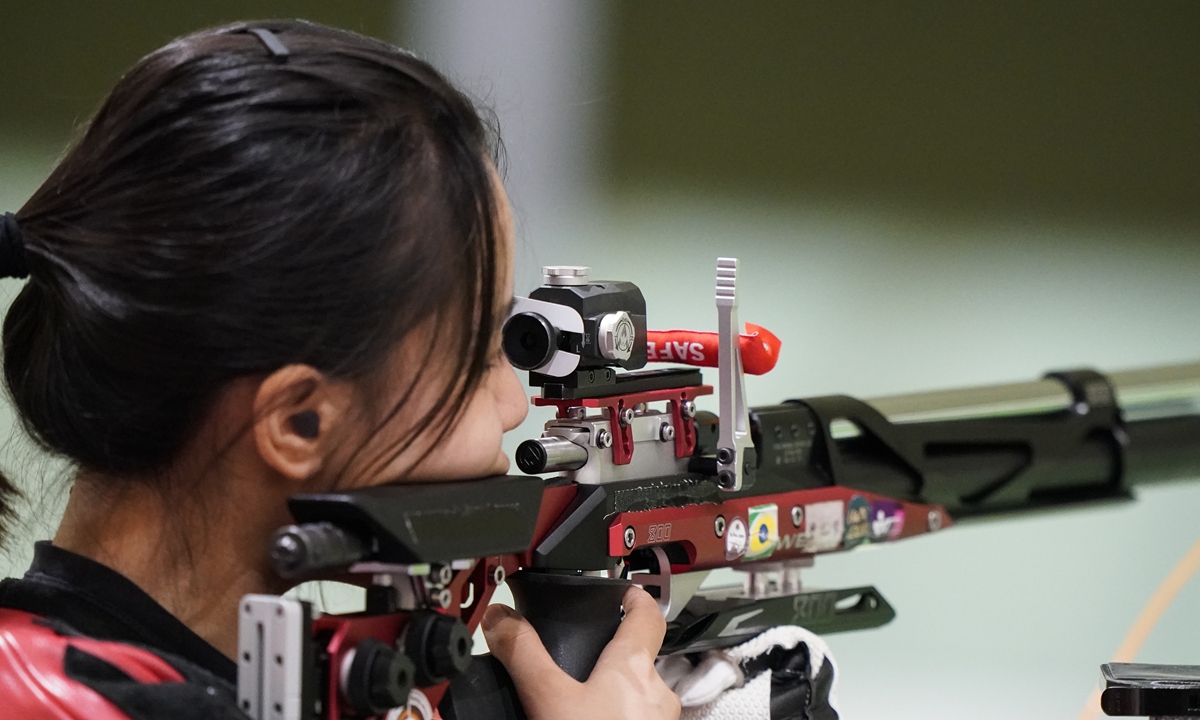 Chinese athlete Wang Luyao Photo: VCG 