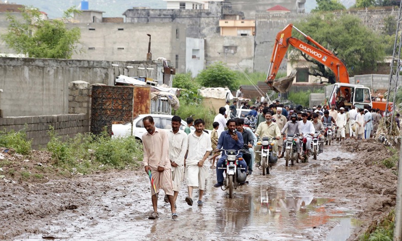 Heavy Rains Wreak Havoc In Pakistan's Capital - Global Times