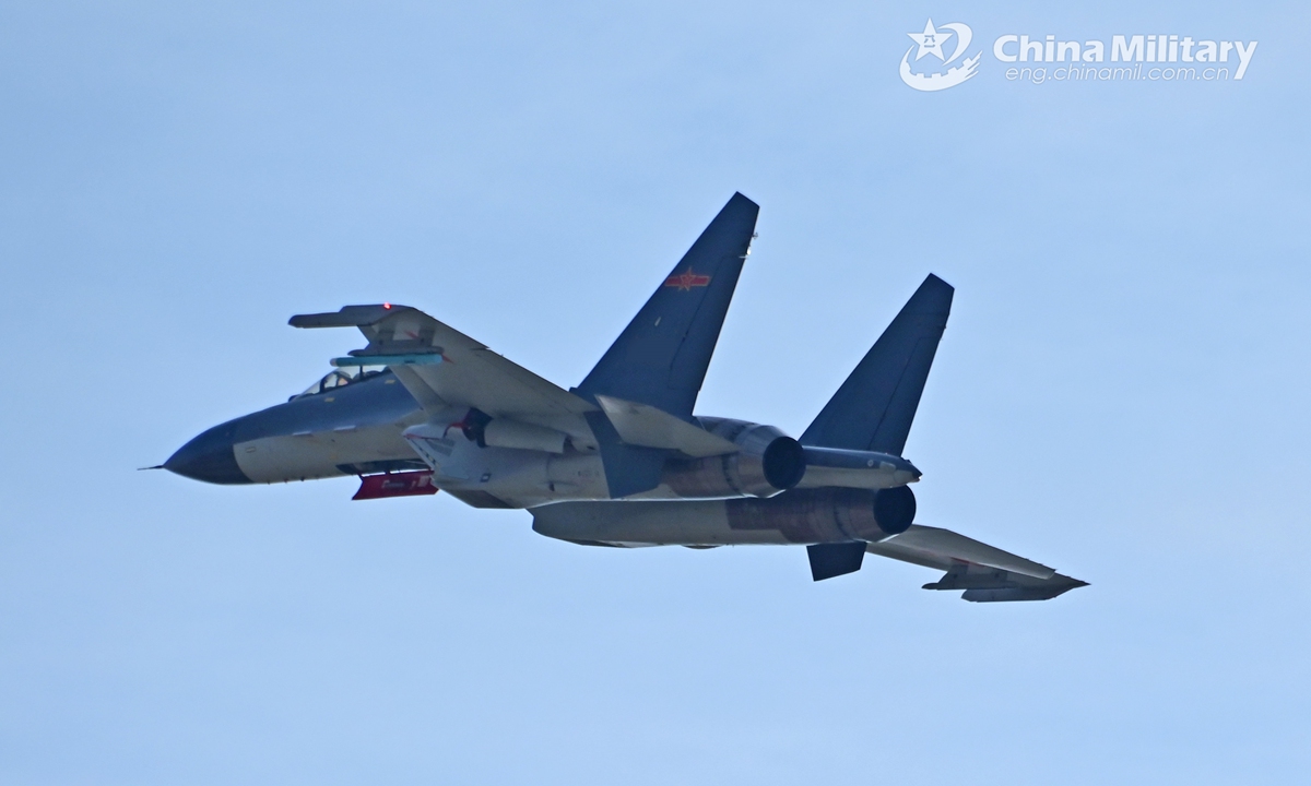 PLA Western Theater Command's fighter jets engage in flight training ...