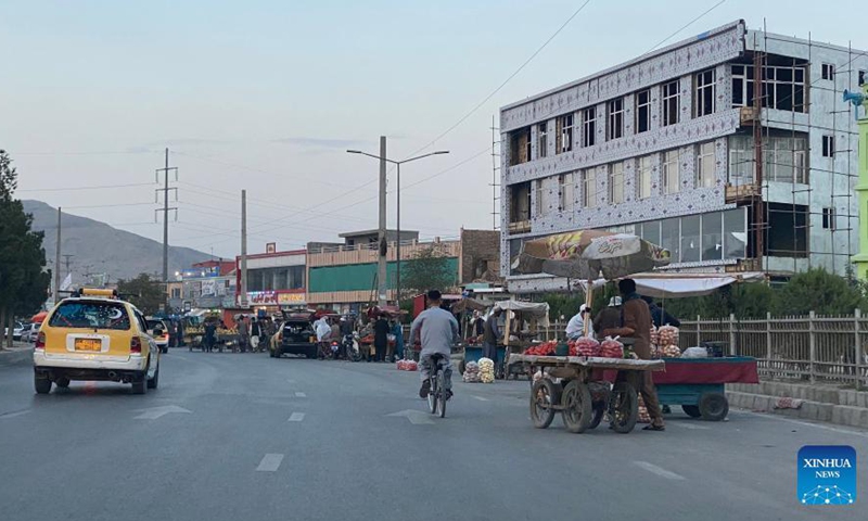 Photo taken on Aug. 26, 2021 shows a view in Kabul, Afghanistan.Photo:Xinhua