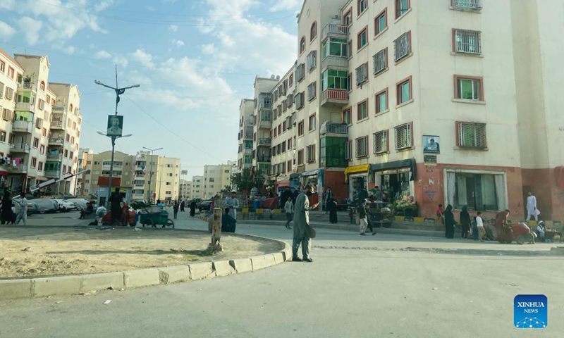 Photo taken on Aug. 26, 2021 shows a view in Kabul, Afghanistan.Photo:Xinhua