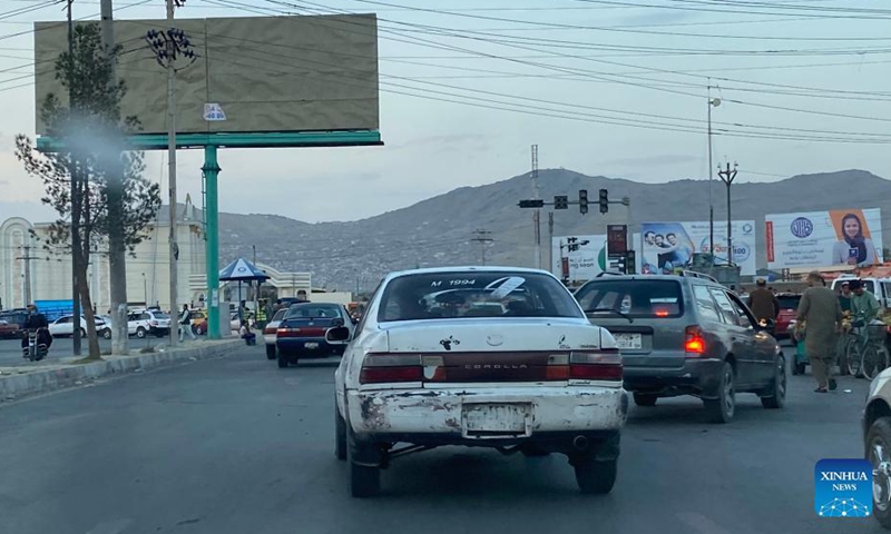 Photo taken on Aug. 26, 2021 shows a view in Kabul, Afghanistan.Photo:Xinhua