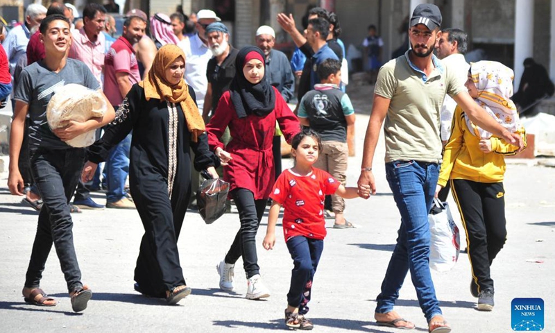 People Start Returning Home In Syria's Daraa After Rebels' Evacuation ...