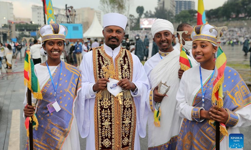Ethiopian Orthodox Christians mark two-day Meskel in Addis Ababa - Global  Times