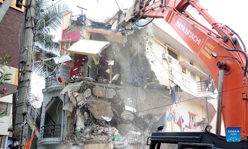 Residential Building Collapses In Bangalore, India - Global Times