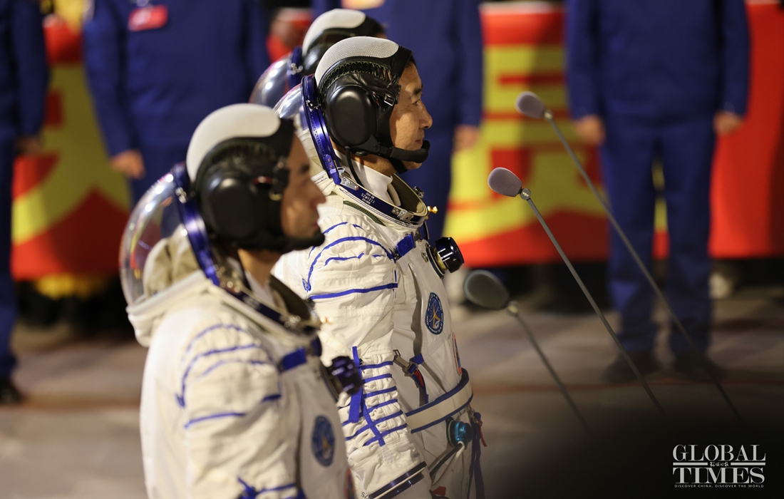 See-off Ceremony Held For Chinese Astronauts Of Shenzhou-13 Mission ...