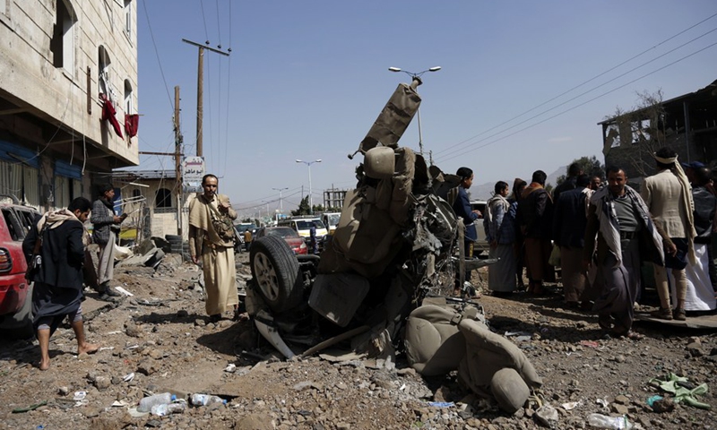 Saudi-led Airstrikes Hit Houthis-controlled Military Camps In Yemen's ...