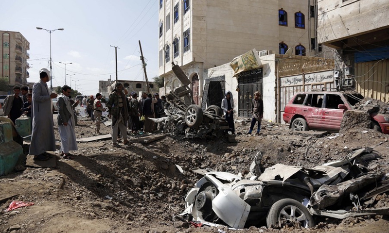 Saudi-led Airstrikes Hit Houthis-controlled Military Camps In Yemen's ...