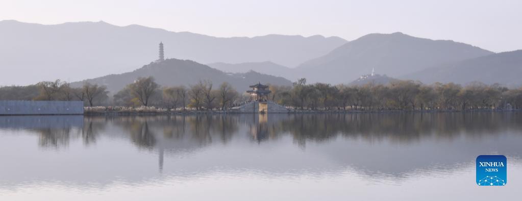 Photo taken on Nov. 14, 2021 shows the winter scenery of the Summer Palace in Beijing, capital of China. Photo: Xinhua