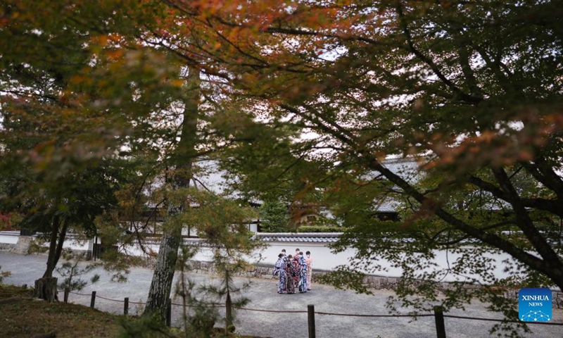 Photo taken on Nov. 15, 2021 shows a view of Nanzenji Temple in Kyoto, Japan. Photo: Xinhua