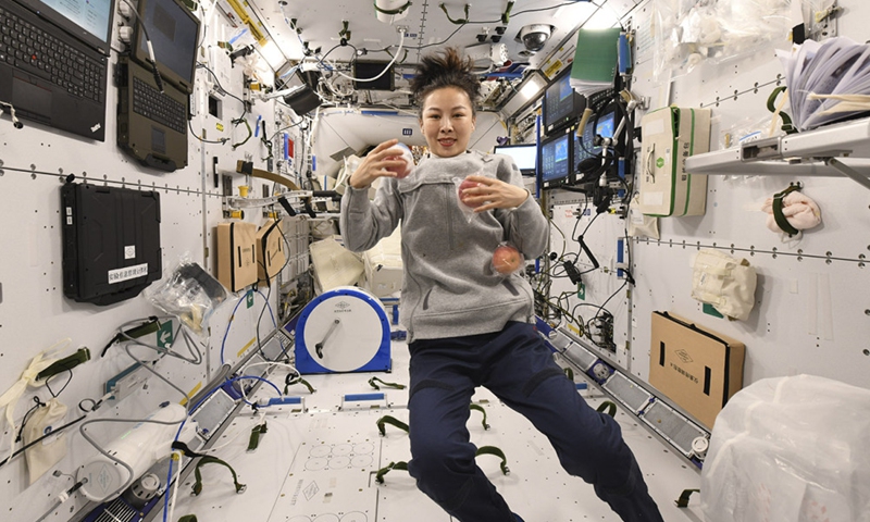 Chinese Taikonaut Wang Yaping's Space Life - Global Times