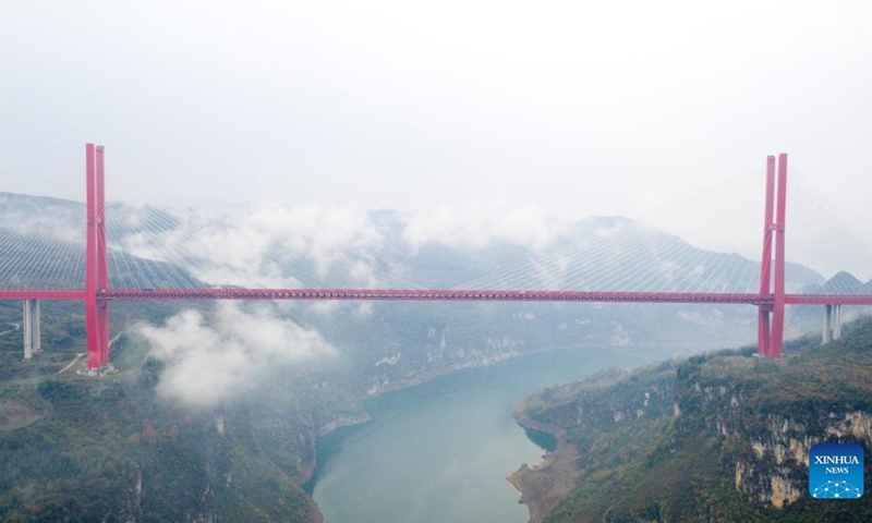 Aerial view of bridges in Guizhou - Global Times