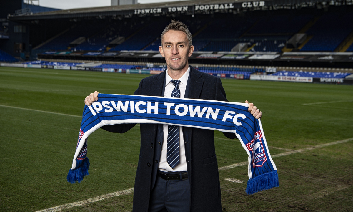 Ipswich Town manager Kieran McKenna Photo: IC