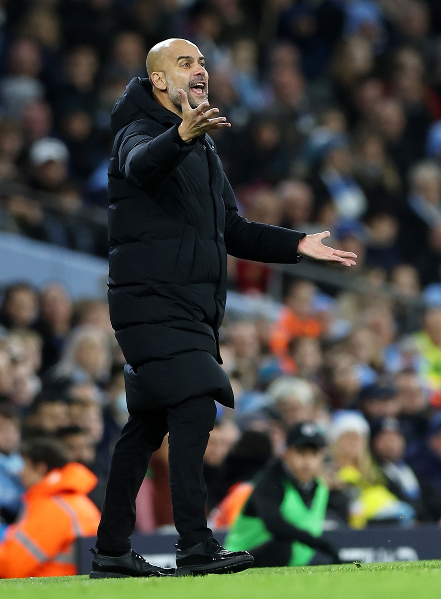 Manchester City manager Pep Guardiola  Photo: VCG