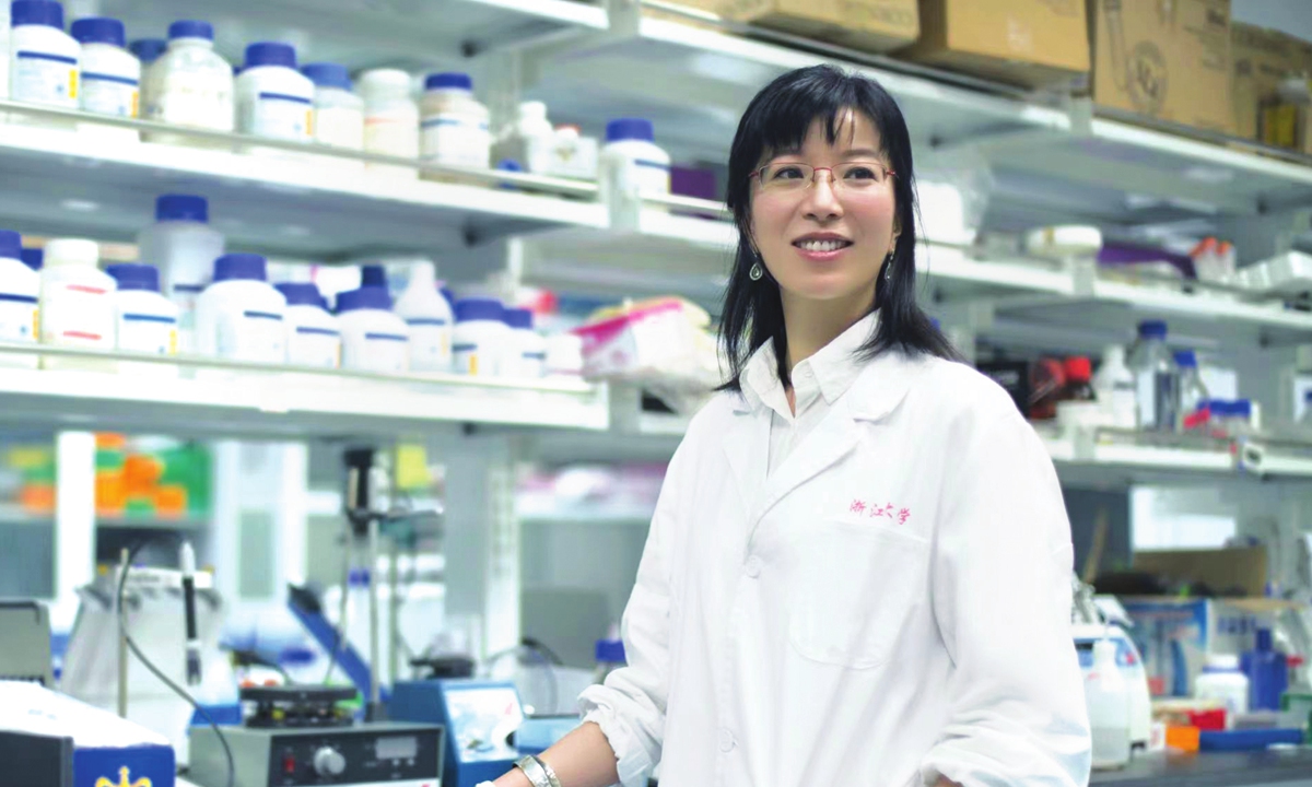 Hu Hailan, the 2022 L'Oréal-UNESCO For Women in Science award laureate Photo:Courtesy of L'Oréal 